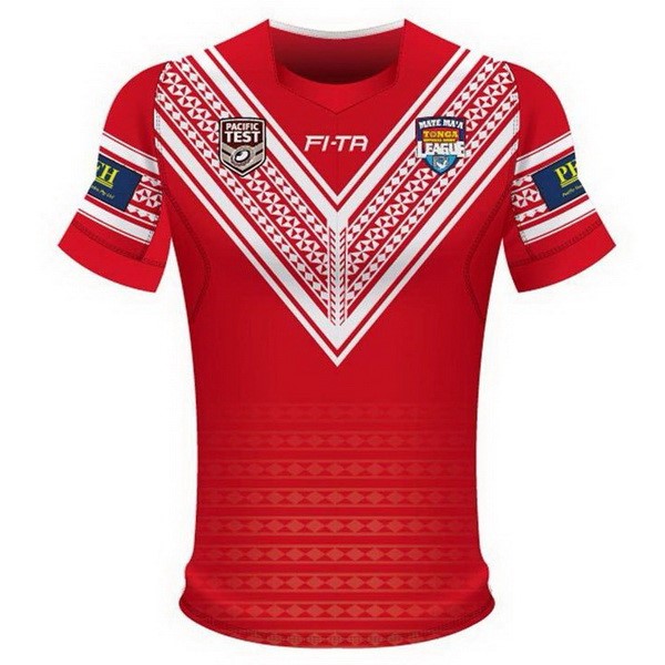 Camiseta Tonga 1ª 2018 Rojo